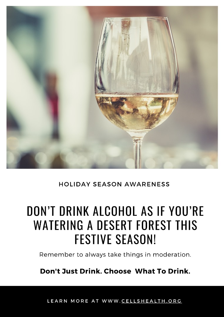 Don’t Drink Alcohol as if You’re Watering a Desert Forest This Festive Season—Your Body Will Pay the Price.