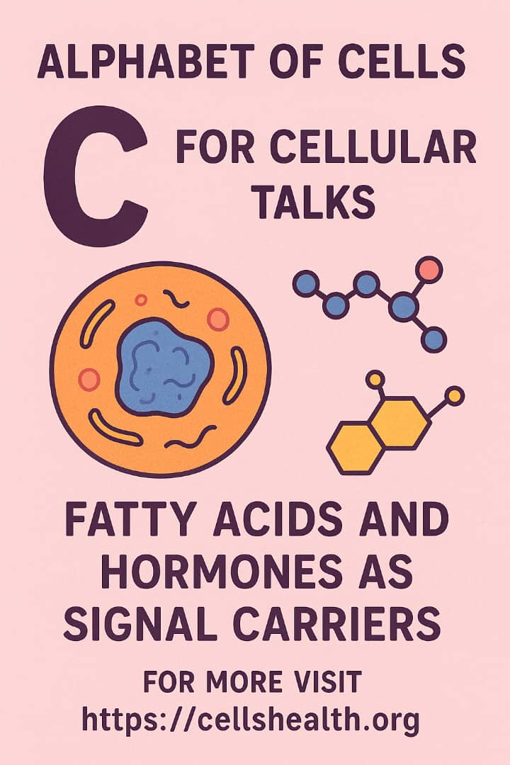 C is for Cellular Talk: Fatty Acids and Hormones as Signal Carriers
