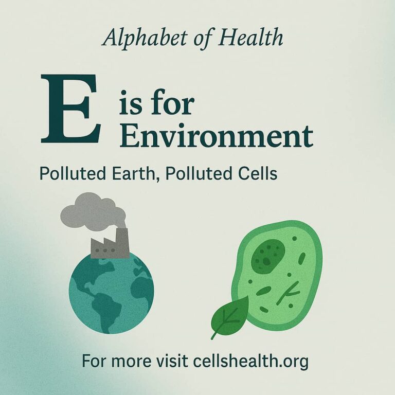 E is for Environment: Polluted Earth, Polluted Cells